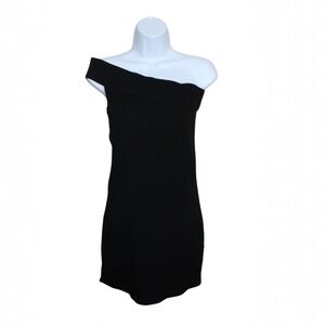 [NWT] Revolve Black One Shoulder Bodycon Mini Dress Size M